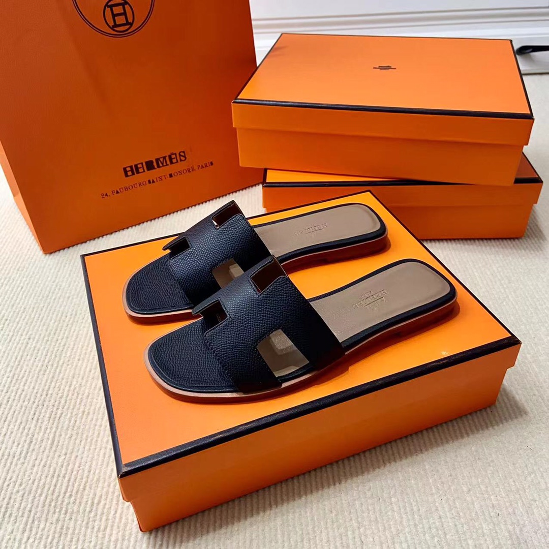 에르메스 올수공 오란 슬리퍼 샌들 앱송 48